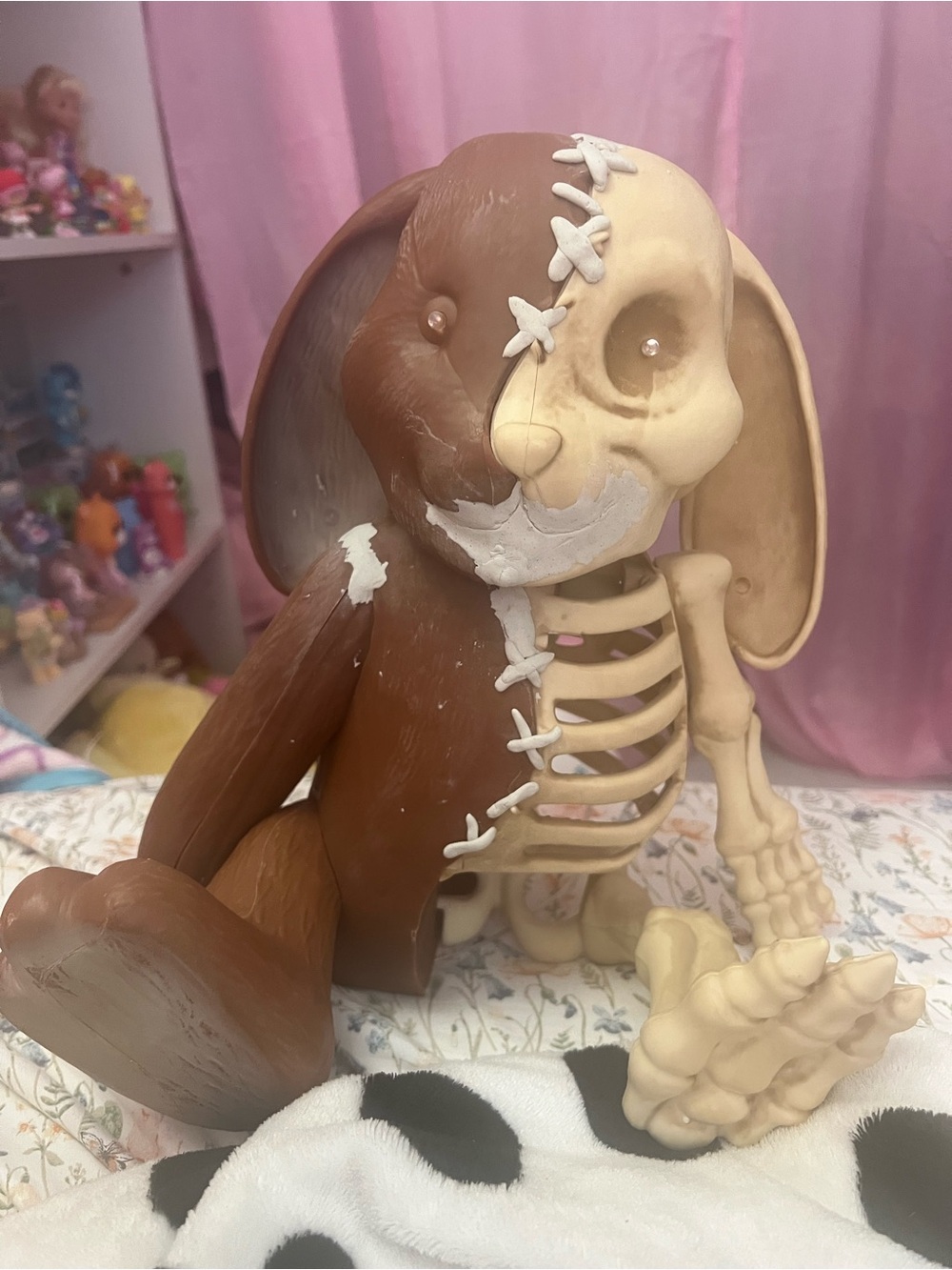 Home Accents Grave & Bones Skeleton Bunny Halloween decoration